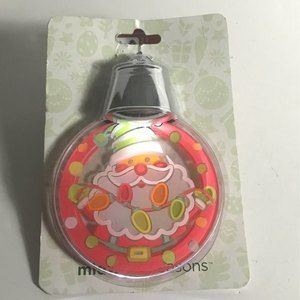 santa ornament Fun Whimsical light up/flashing by Midwest